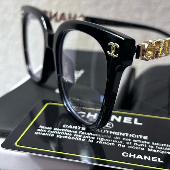 Authentic Chanel Clear Blue Light Glasses *FLOOR PRICE* - Picture 2 of 12